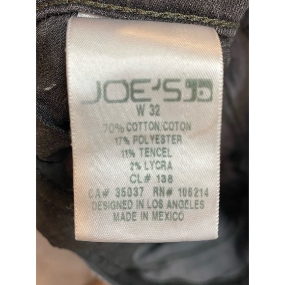 Joes Jeans Women's Denim Distressed Skinny Jeans Raw Hem Black Grey‎ 32 - Picture 7 of 7